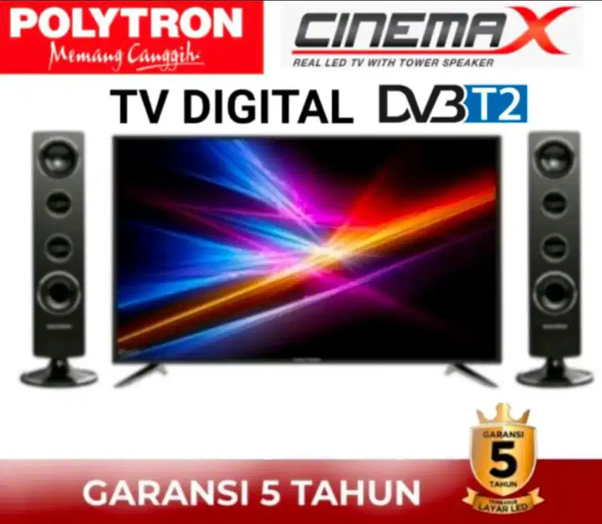 YV POLYTRON 24INCH DIGITAL SPEAKER TOWER PLD-24TV0855/1855