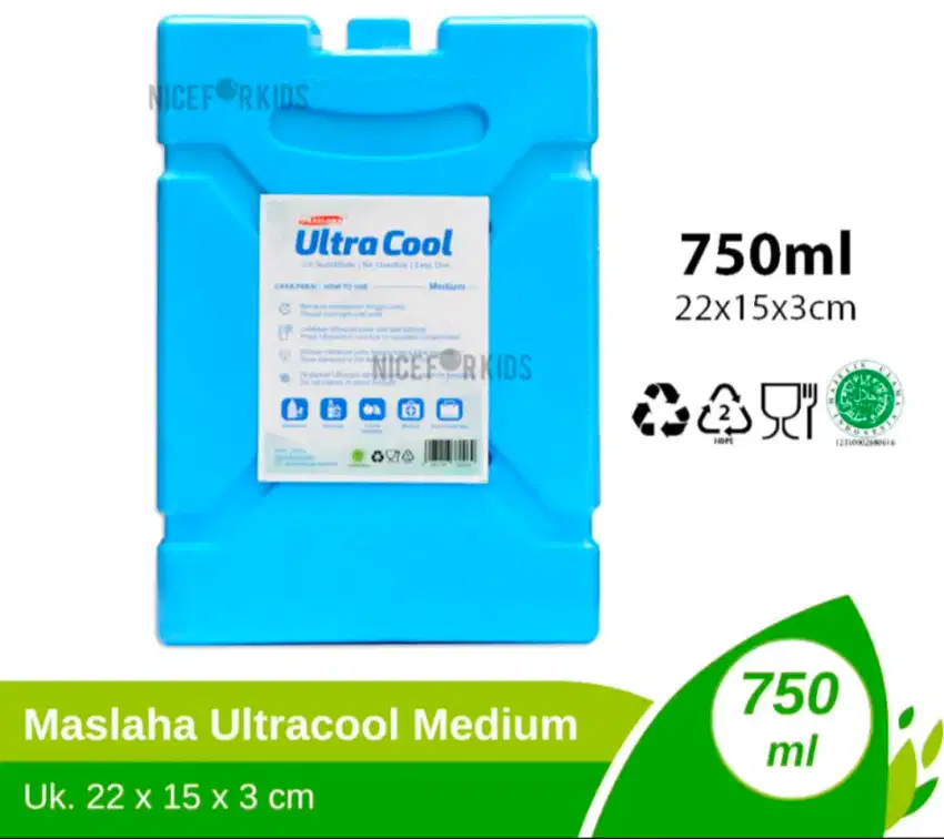 Ice Pack Ice Gel Blue Ice ukuran sedang dari Ultra Cool