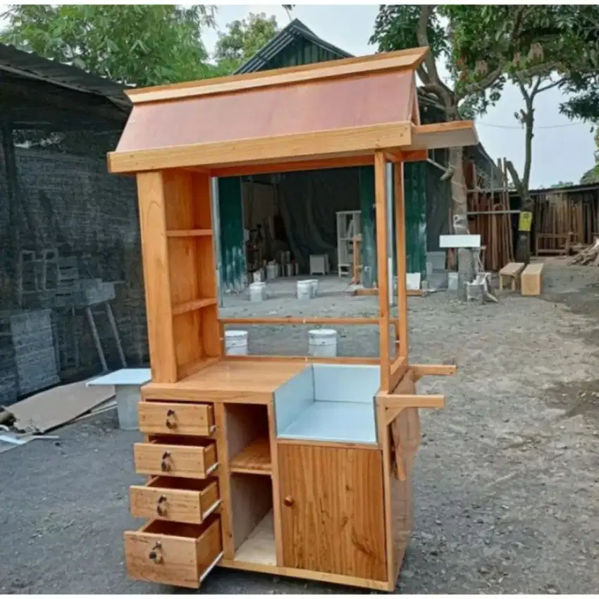 GEROBAK JUALAN | BOOTH  | JATI BELANDA MURAH