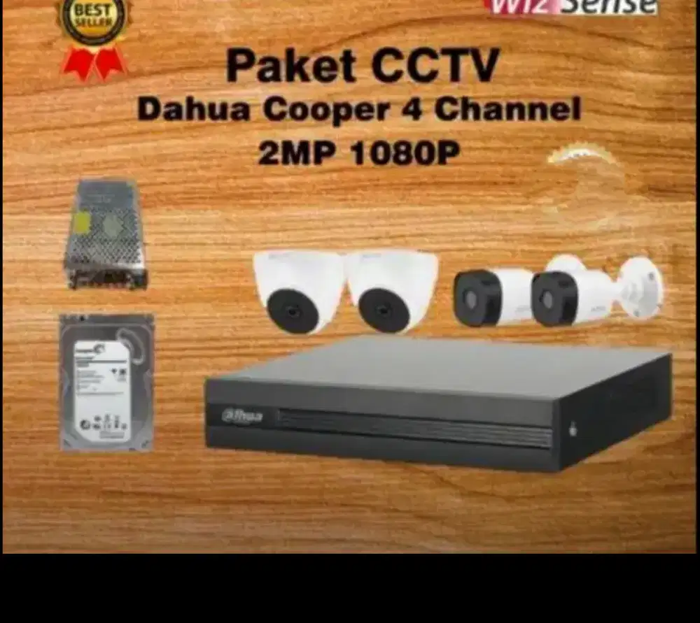 Cctv dahua 2mp siap pasang