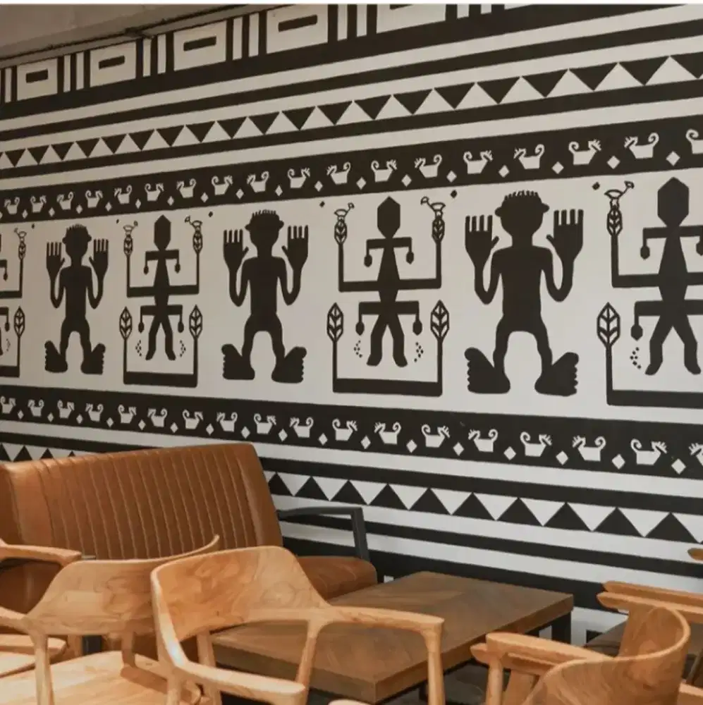 Bukan Sticker atau Wallpaper tapi Lukis Dinding