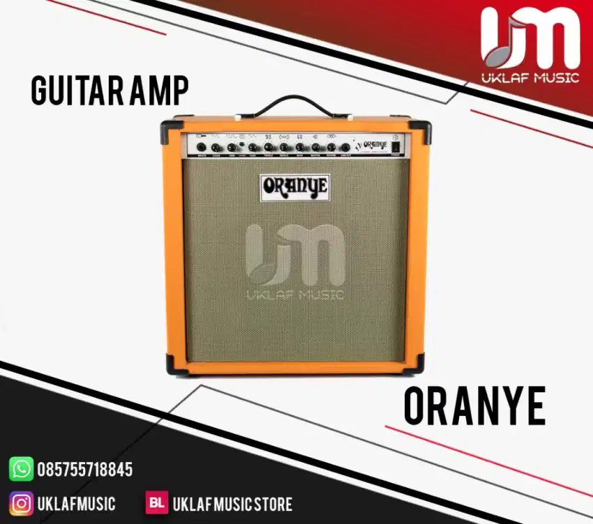 Ampli Gitar Oranye 12in (uklaf music store)