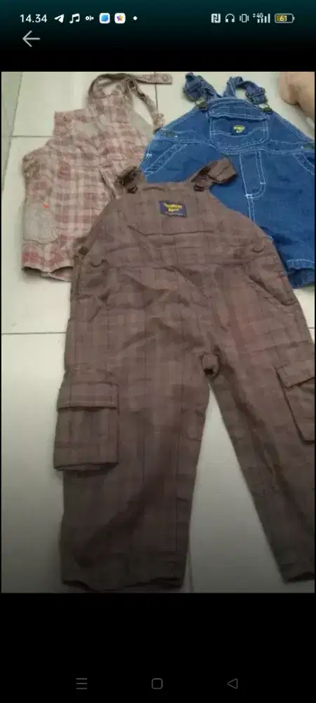 Baju anak model kodok