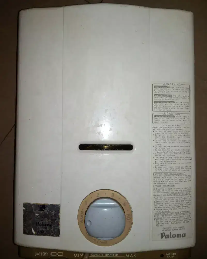 Waterheater Gas Paloma (PH-5WX) Original Japan