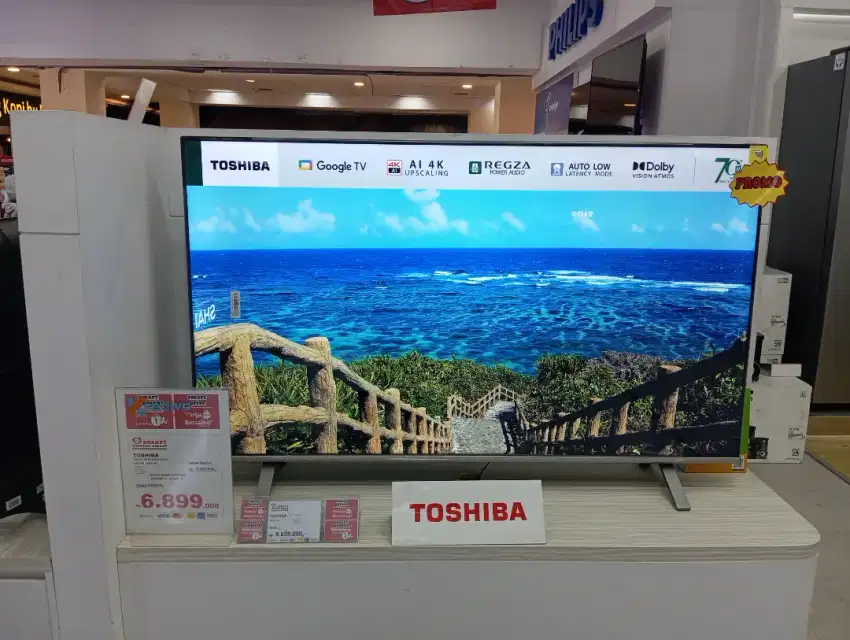 Kredit Toshiba Led Tv 55in Google Tv / Smart Tv