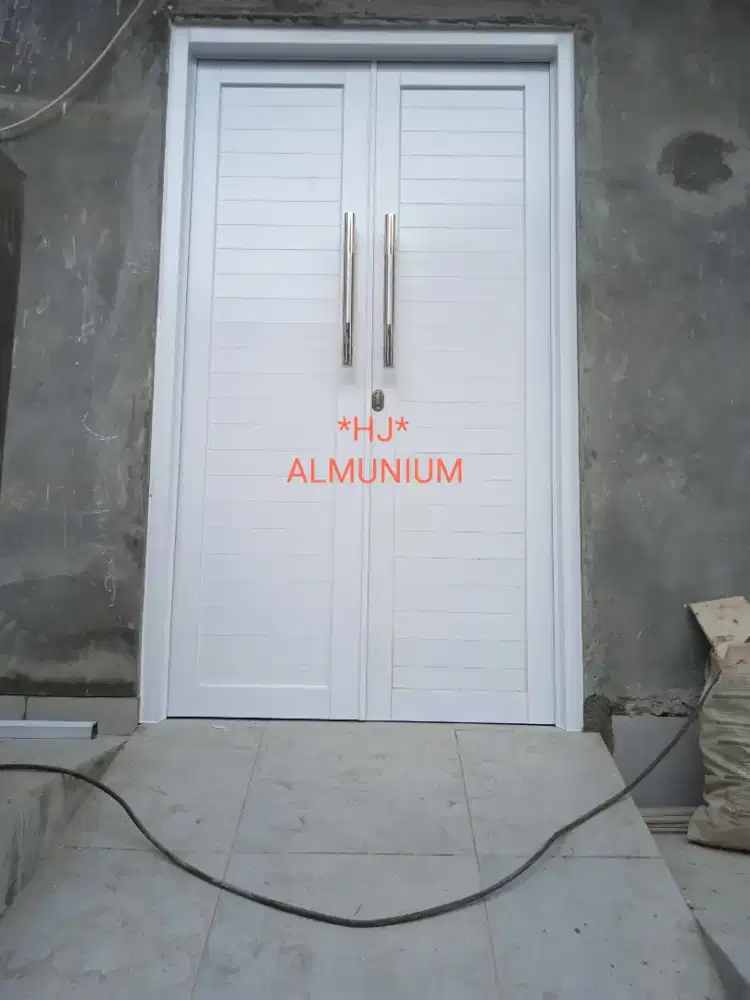PINTU ALUMINIUM SWING DOUBLE