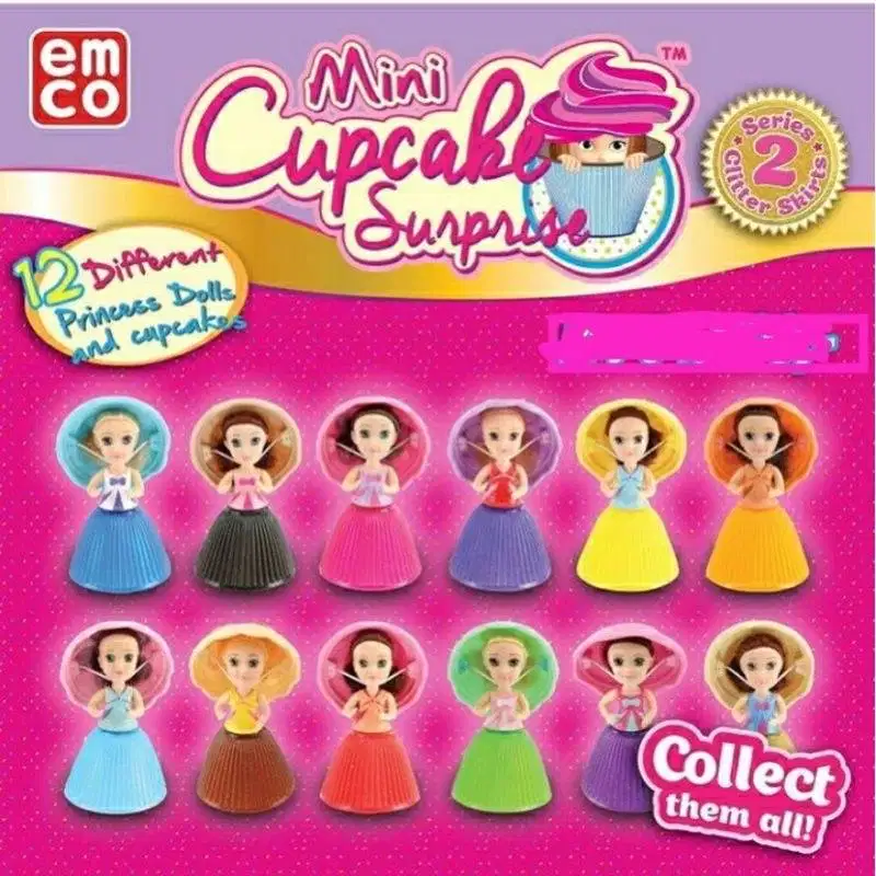 Mainan Anak TK boneka Mini emco cupcake Surprise Gelato Surprise lucu