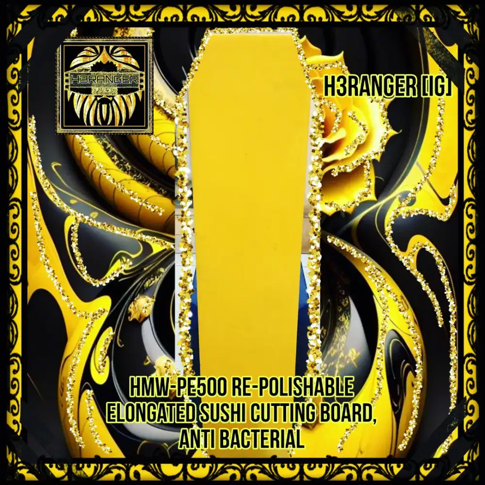 Talenan Panjang Sushi HMW-PE500 3*20*101cm H3Ranger Anti Bacterial