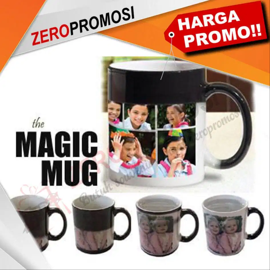 merchandise mug bunglon bisa berubah warna otomatis
