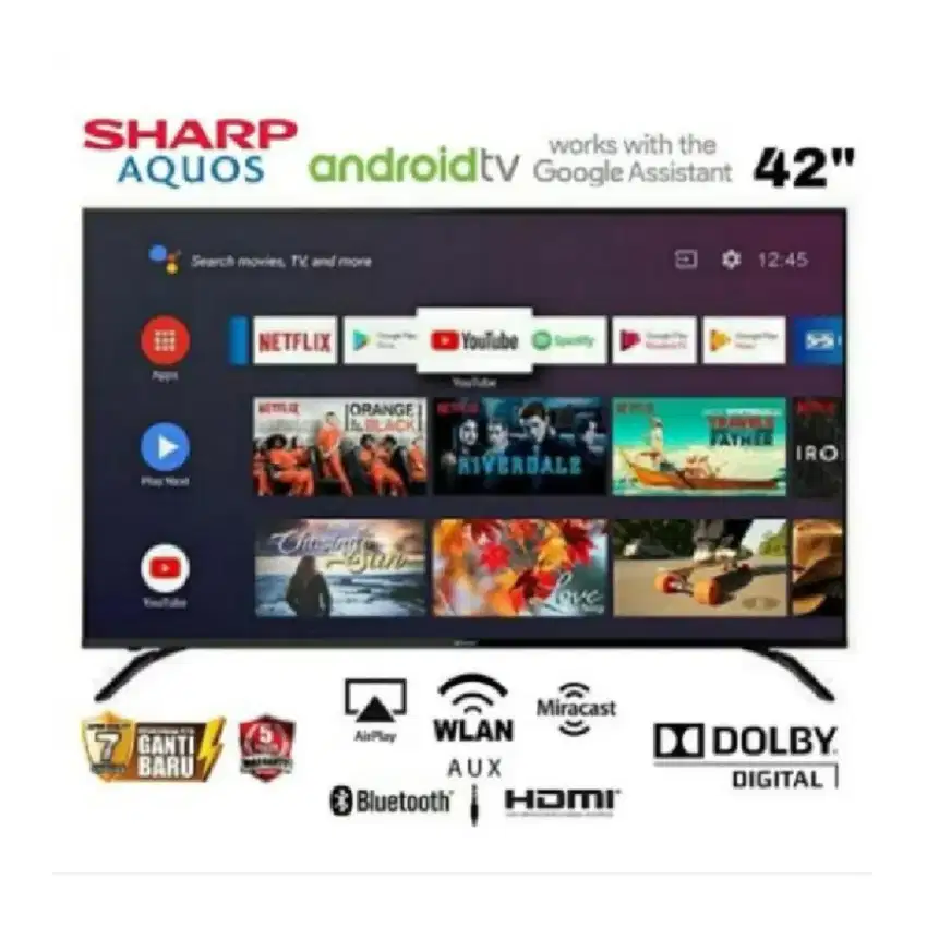 Kredit tv led smart android tv 32 inch, 40 inch, 42 inch & 43 inch