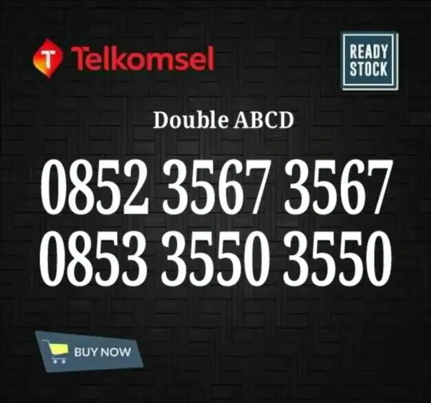 Nomer Nomor Cantik Hoki Rapi Keren Istimewa Telkomsel As Double ABCD