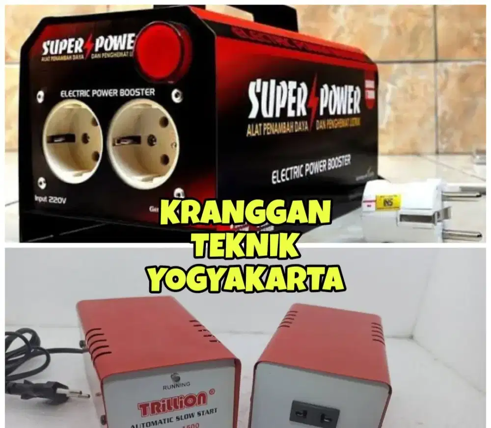 (KRANGGAN TEKNIK)alat penambah daya listrik soft start anti njegleg