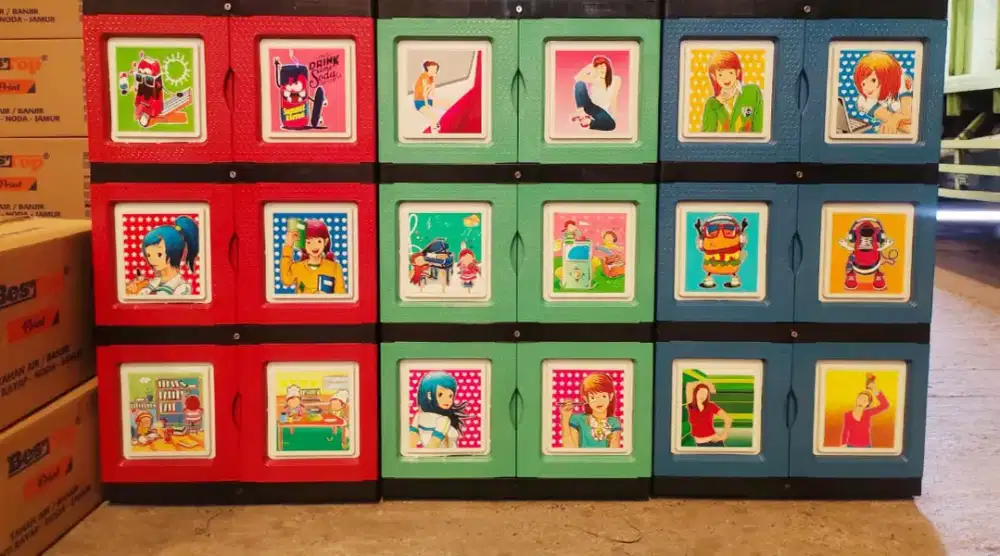 Lemari Plastik Bestop 3 Susun Gambar