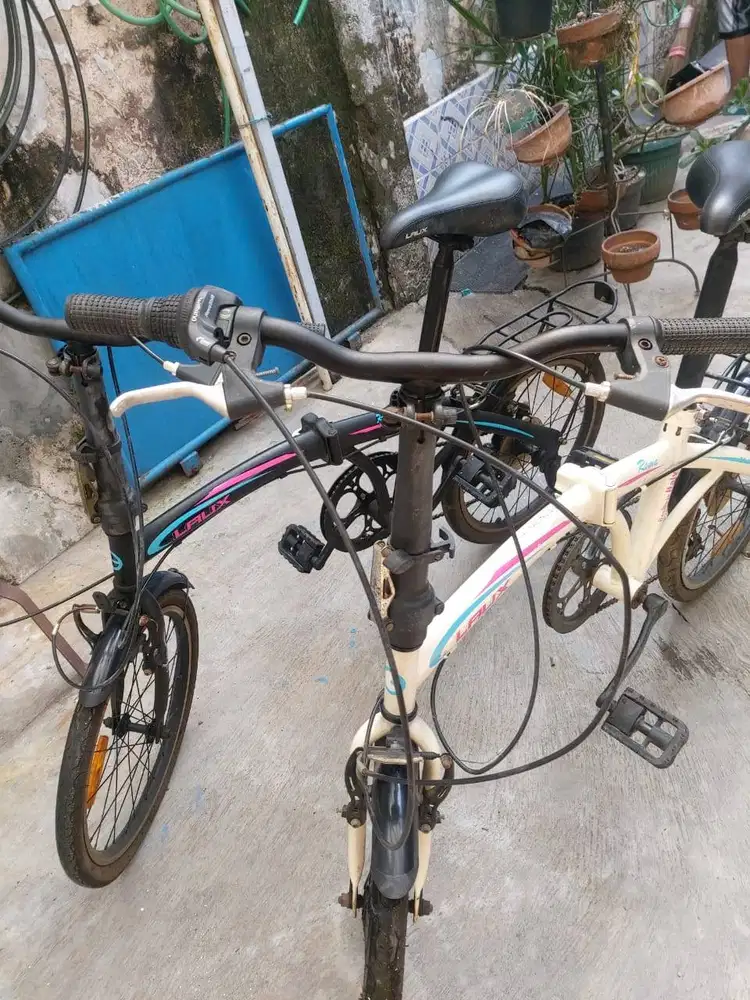 Dijual murah sepeda lipat 1 UNIT (Jarang dipakai)