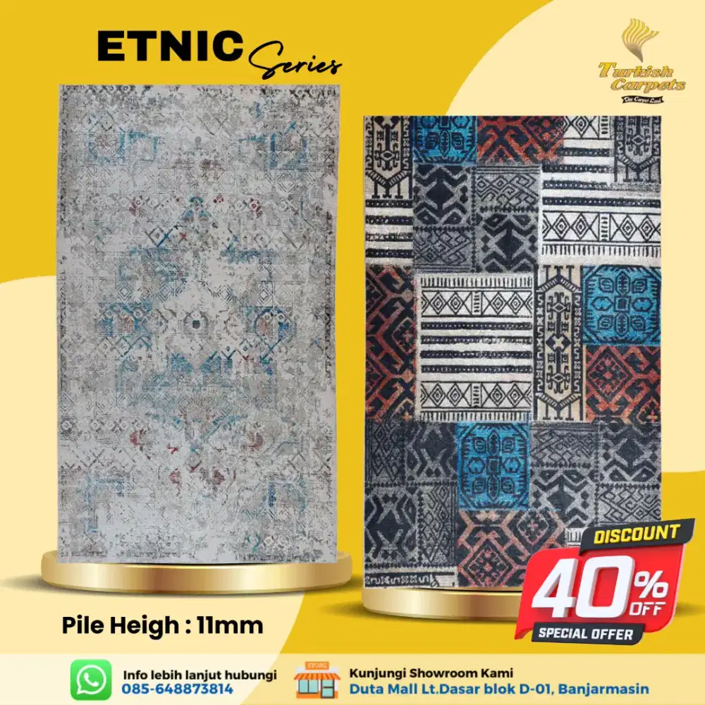PERMADANI ETNIC MADE EUROPE SIZE 160-230