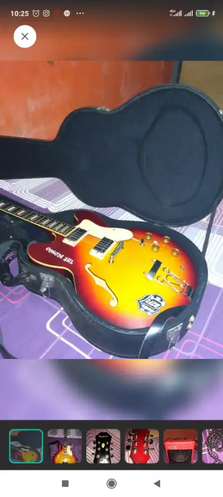 Guitar epiphone hollow body