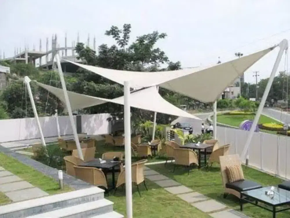 Pasang kanopi membran agtek baru