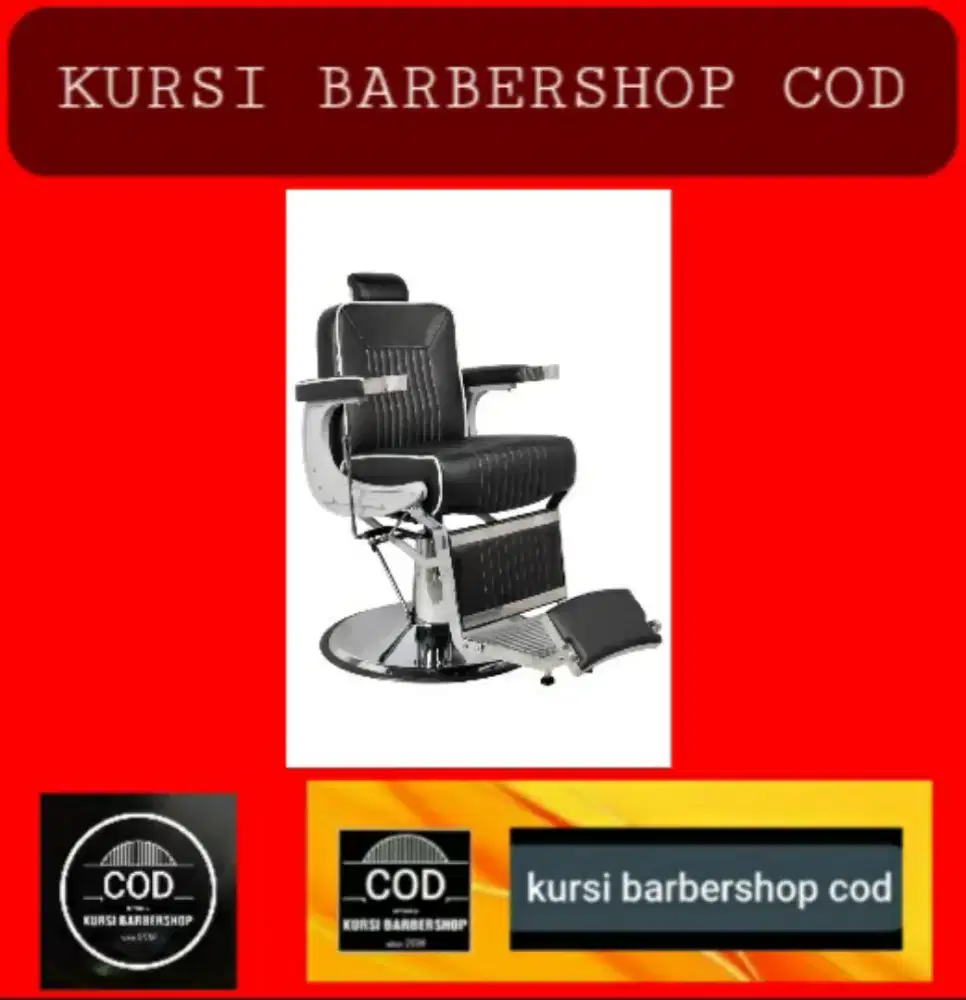 Kursi barber barbershop import/lokal. Yogya. Hrg mulai 1,7 jtan
