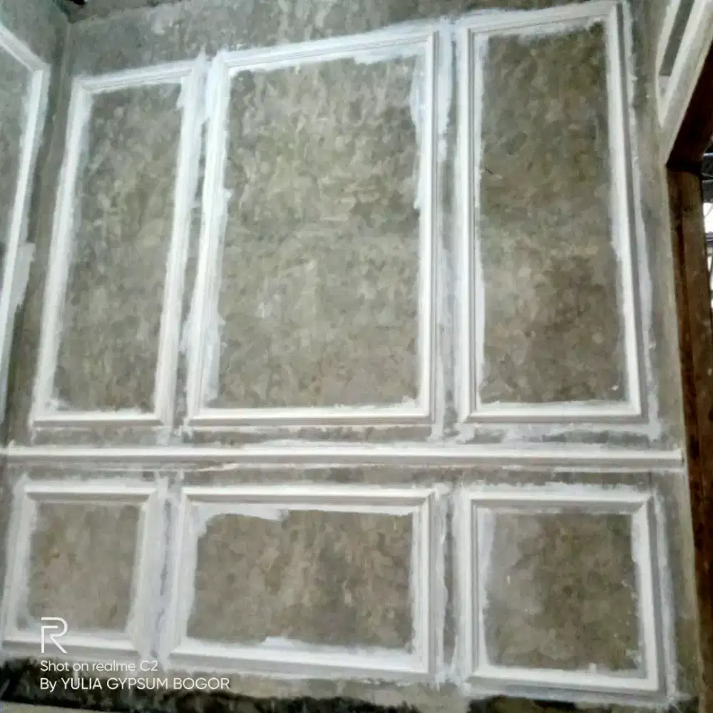 Wallmoulding gypsum