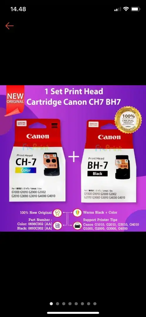 Jual/beli catridge tinta fan toner printer dlm keadaan baru dan bekas