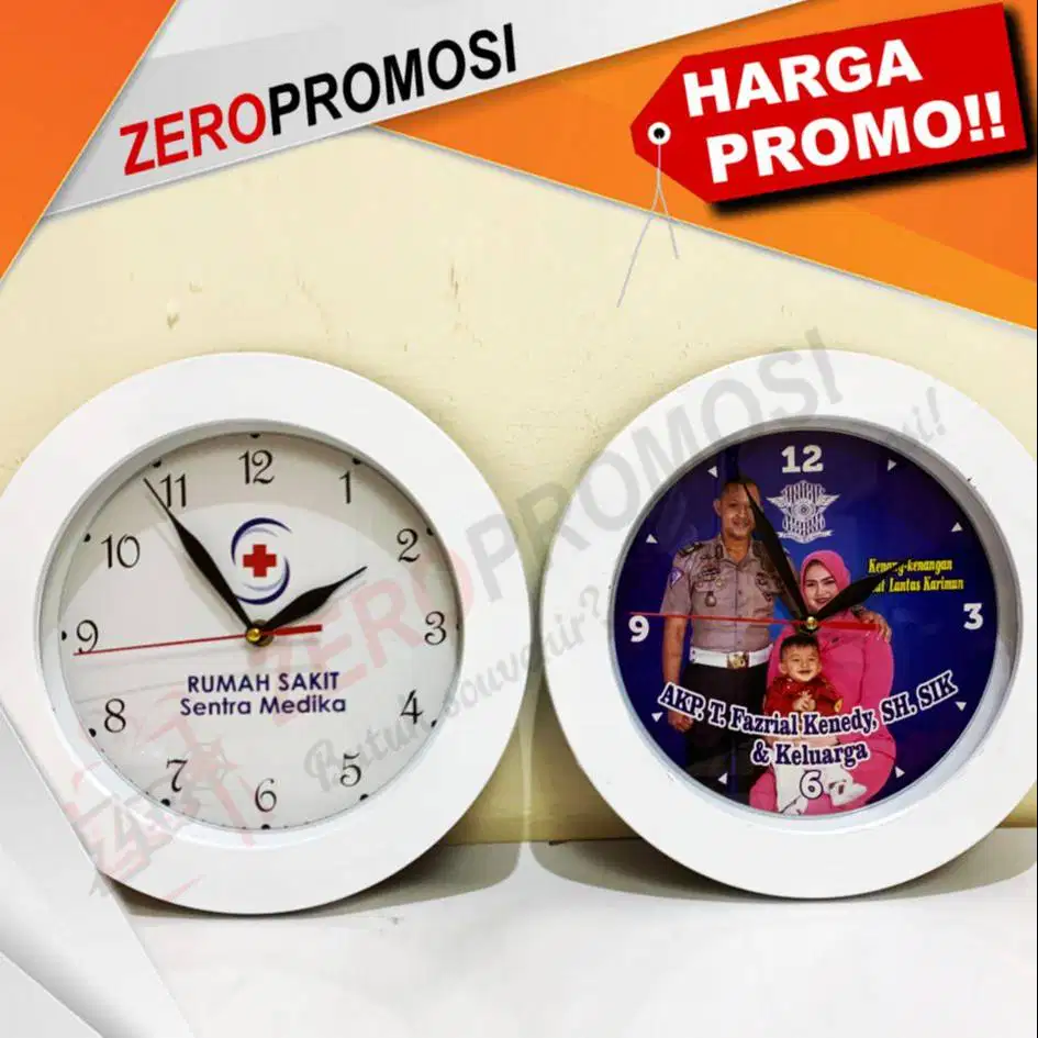 Produksi Jam Dinding Quart Eksklusif Tipe 928 Termurah Bisa Cetak Log