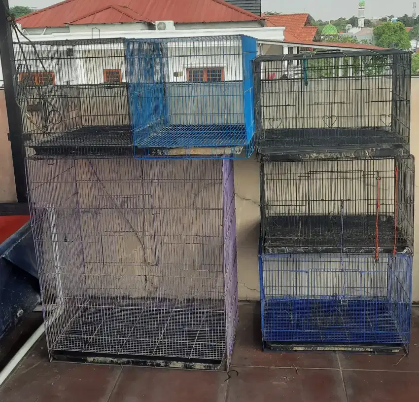 Kandang Besi Lipat Big Size Burung Kelinci Kucing Anjing Musang Ayam