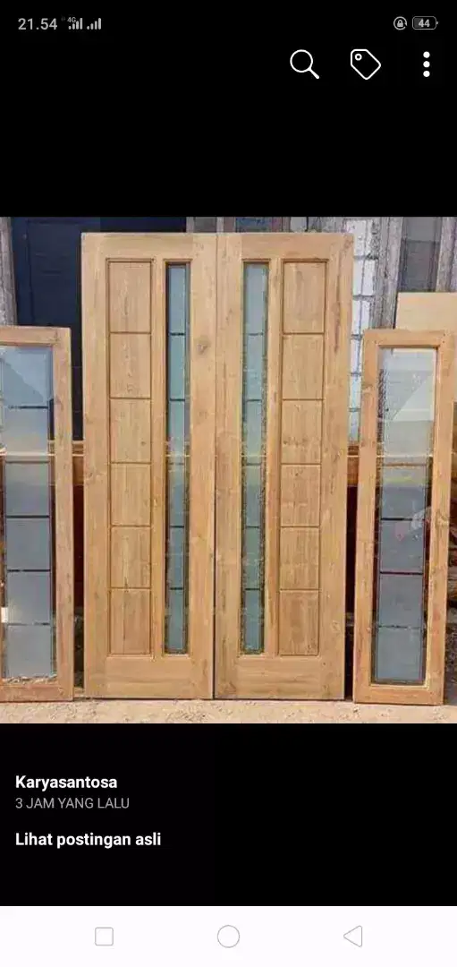 Jual pintu jati