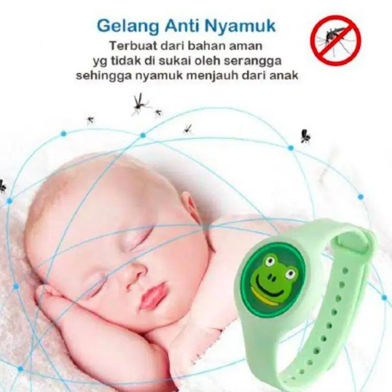 Gelang anti nyamuk anak bayi jam tangan anti nyamuk