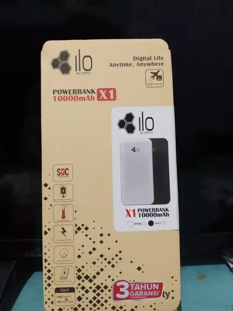 Hippo PowerBank ILO X1 10000mAh USB Type C Input &amp; Output