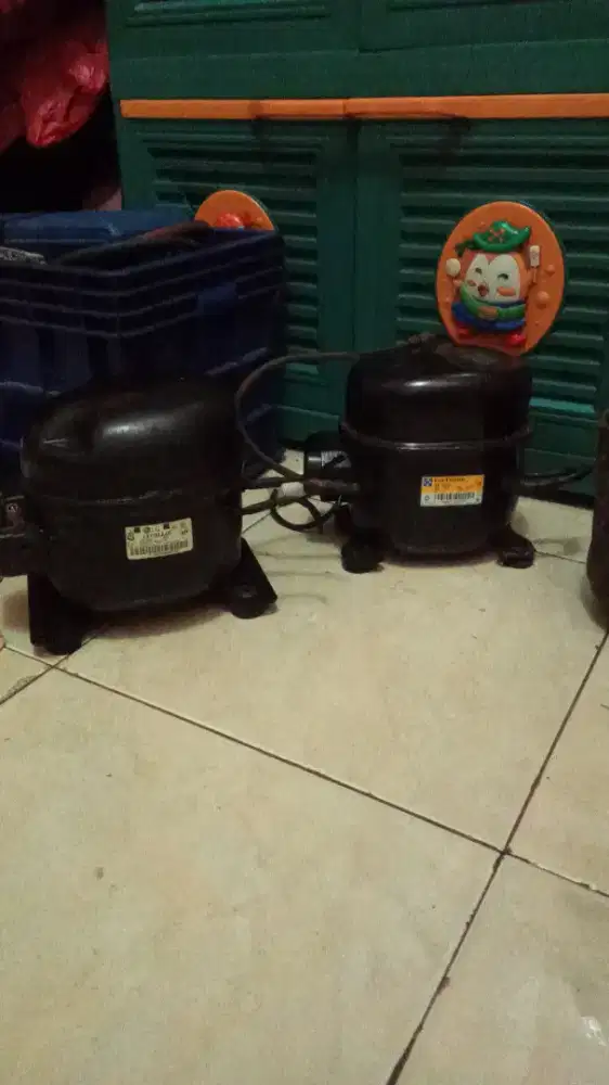 Kompresor kulkas 1 n 2 pintu + pasang second Cengkareng Jakarta Barat