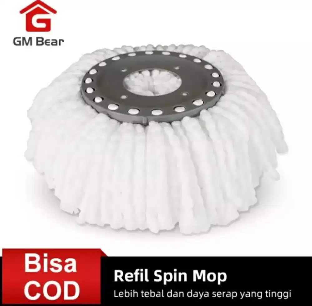 Refil kain pel putar otomatis