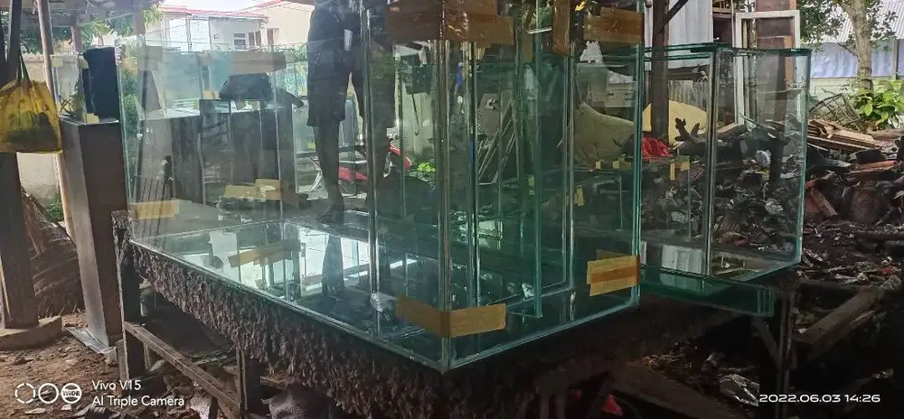 Aquarium filter/non filter bisa 150×60×70