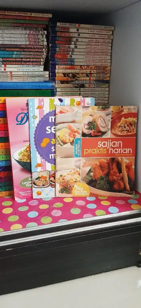 Dijual borongan buku resep masakan dan buku resep diet gol darah B...