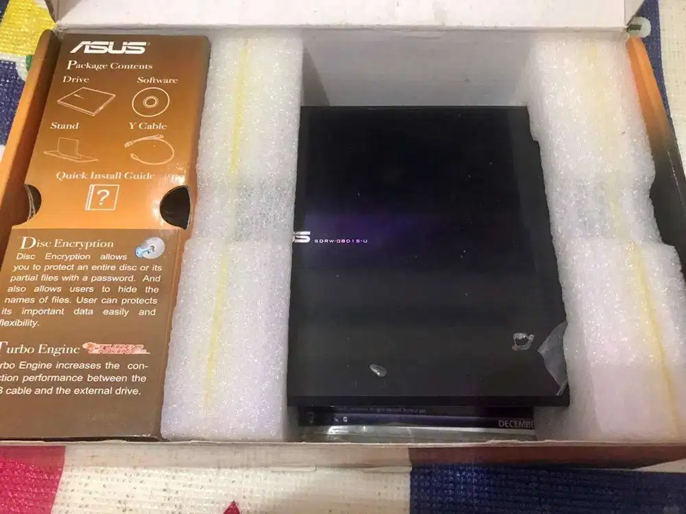 Jual DVD Eksternal Asus Second Like New