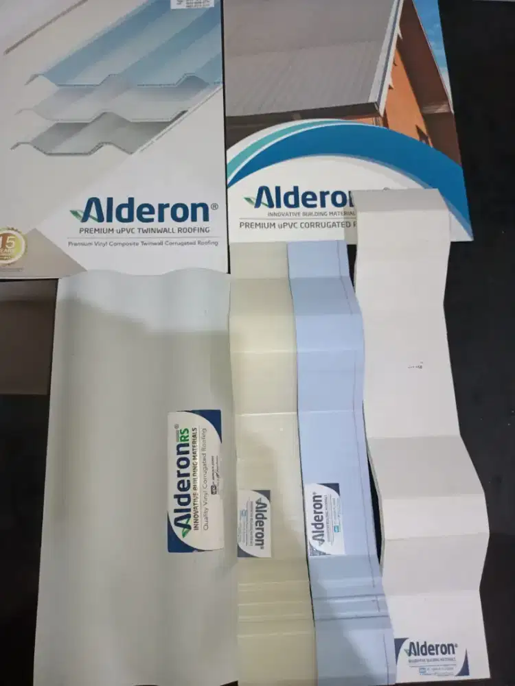 Ganti atap dengan atap alderon anti bocor anti penyek anti pecah t