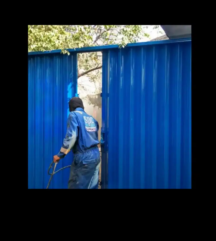 Folding gate pintu geser