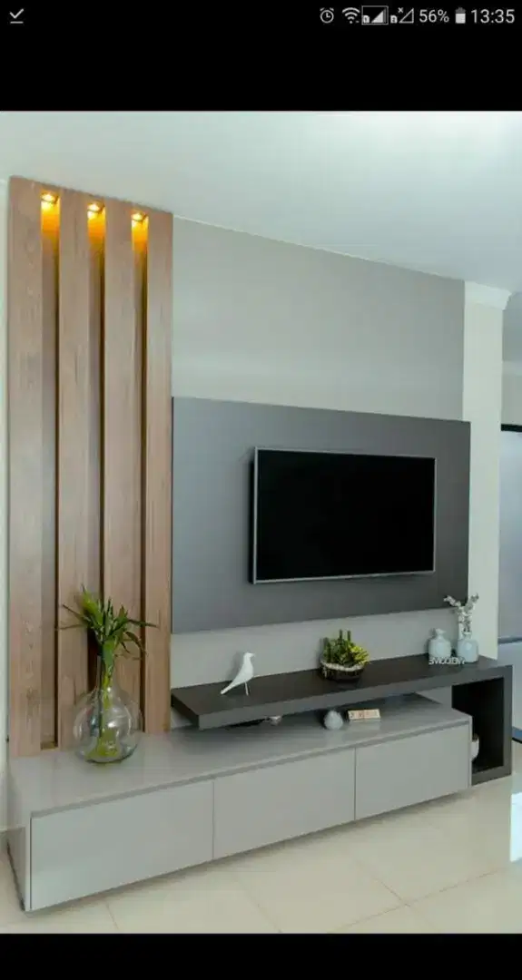 Backdrop tv minimalis