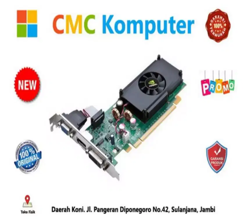 Vga komputer Vga card komputer 2gb 128bit pc computer TERMURAH BARU