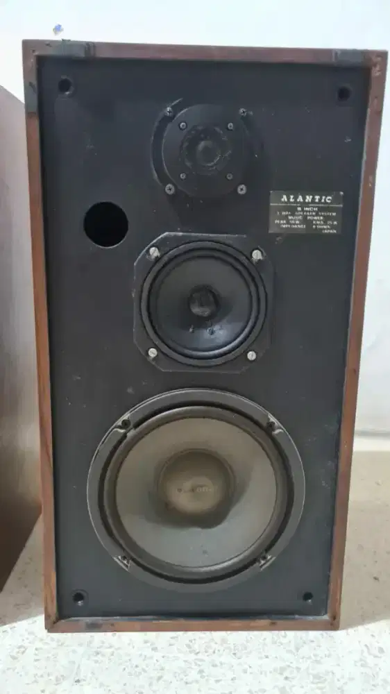 Jual Speaker merek Alantic 8 inch, Made in Japan.