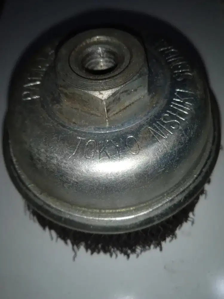 Sikat kawat mangkok Gerindra Cup Brush NISHIKI Baru 3 inch