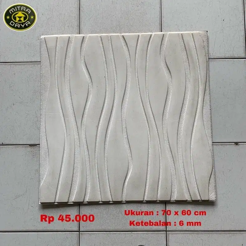 PROMO CUCI GUDANG! TERMURAH DI MEDAN Wall Sticker 3D Foam C1 Batu Ukir