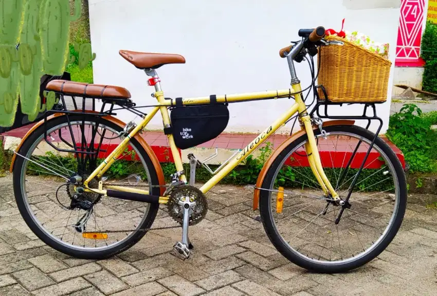 Sepeda Touring Aleoca 9 speed Deore