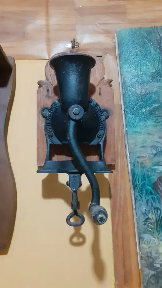 Gilingan kopi jadul Spong Enland ori