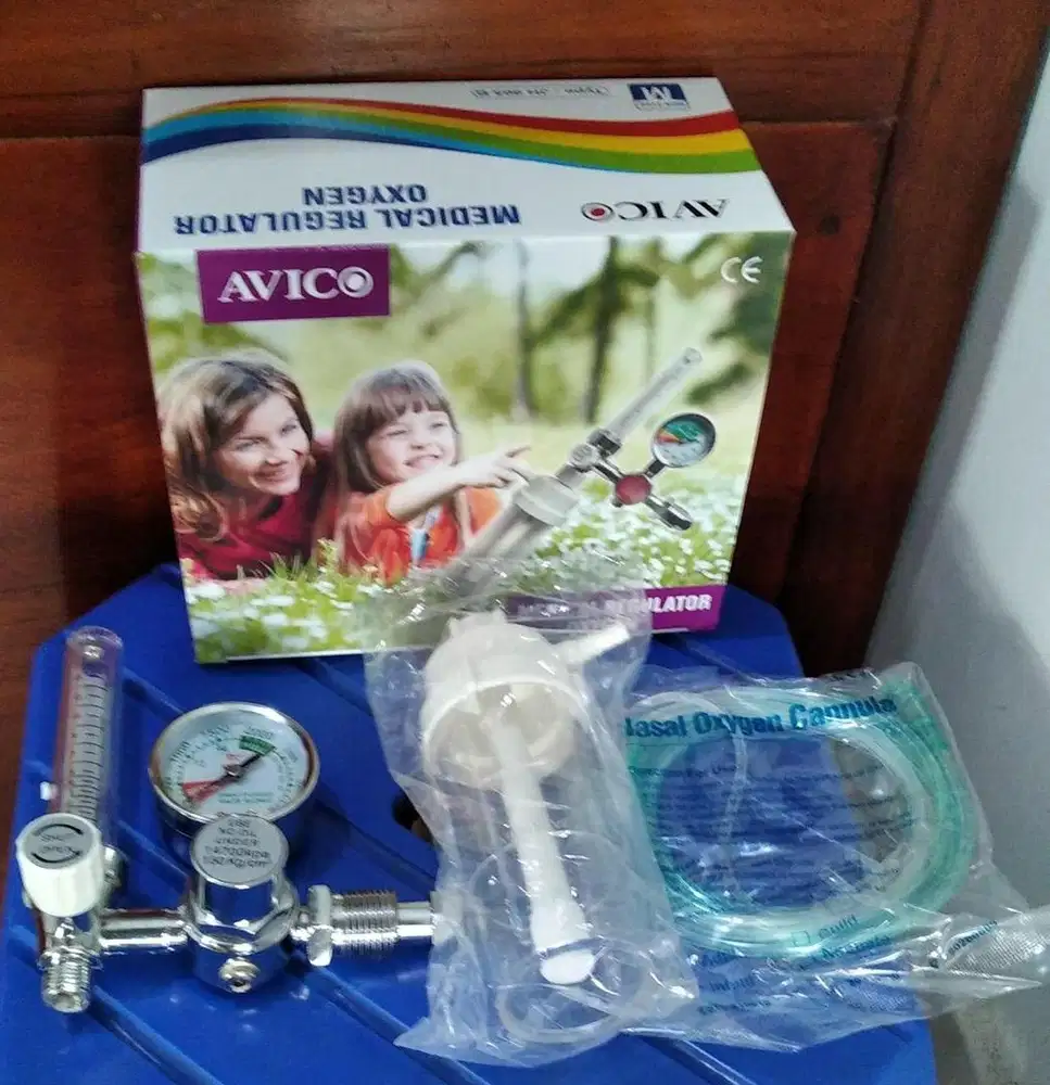 Regulator Tabung Oksigen Medis Pernafasan AVICO