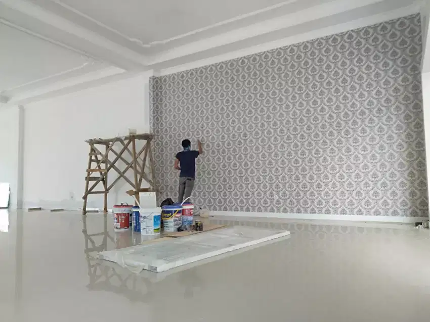 Jual wallpaper dinding dan terima jasa pasang wallpaper