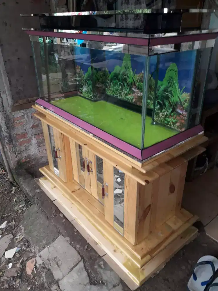 Aquarium fullset+meja100x40x50cm