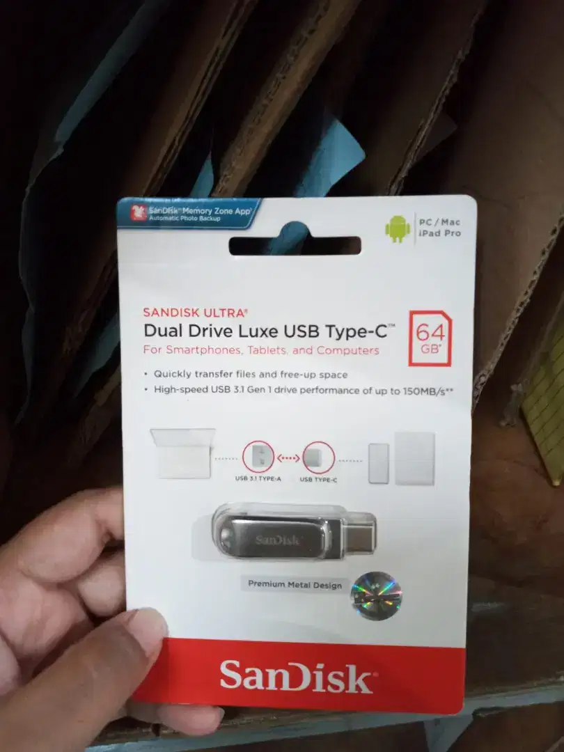 Flashdisk dual drive tipe C 64gb