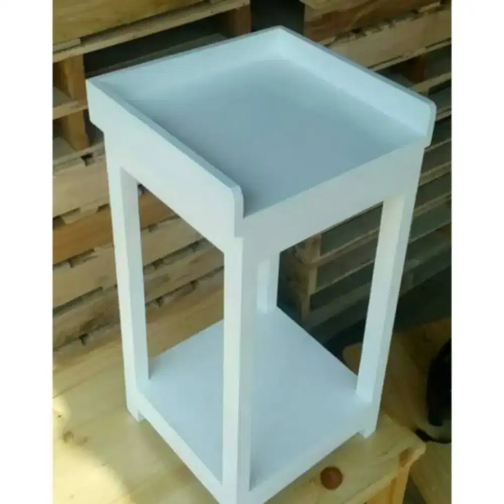 MEJA DISPENSER KAYU JAYI BELANDA UK 45X45X65CM