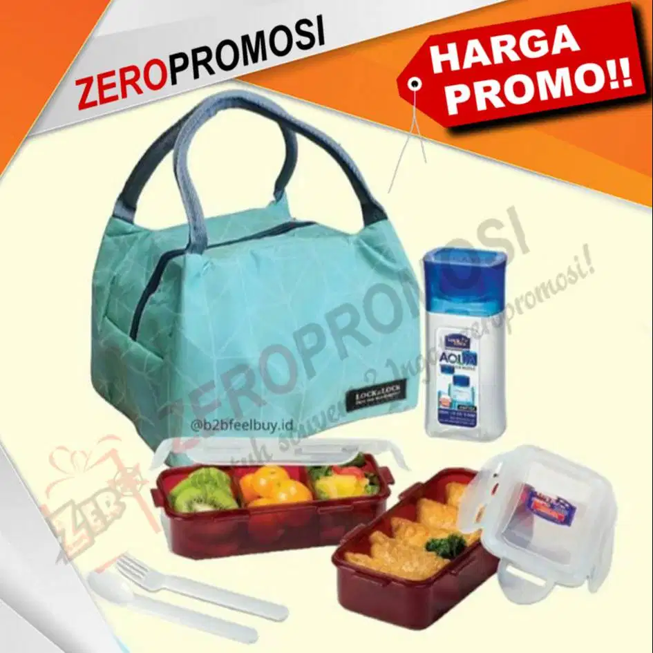 Souvenir Lunch Bag Lock & Lock HPL758S4SPS