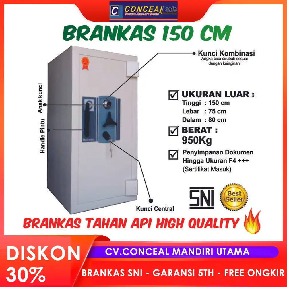 Brankas Defender size V